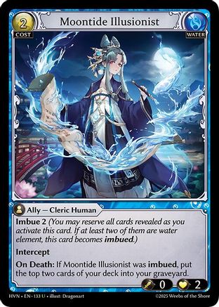 Moontide Illusionist (133) - Abyssal Heaven Foil