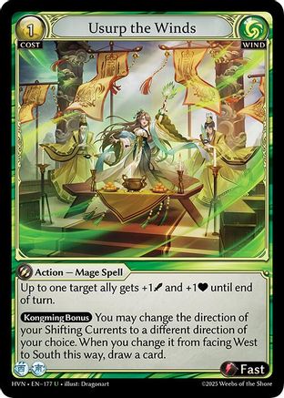 Usurp the Winds (177) - Abyssal Heaven Foil