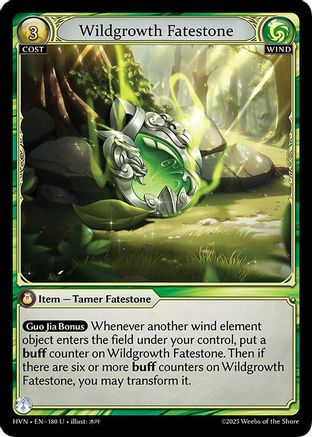 Wildgrowth Fatestone // Elder Mandrill (180) - Abyssal Heaven Foil