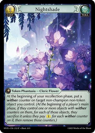 Nightshade (212) - Abyssal Heaven Foil