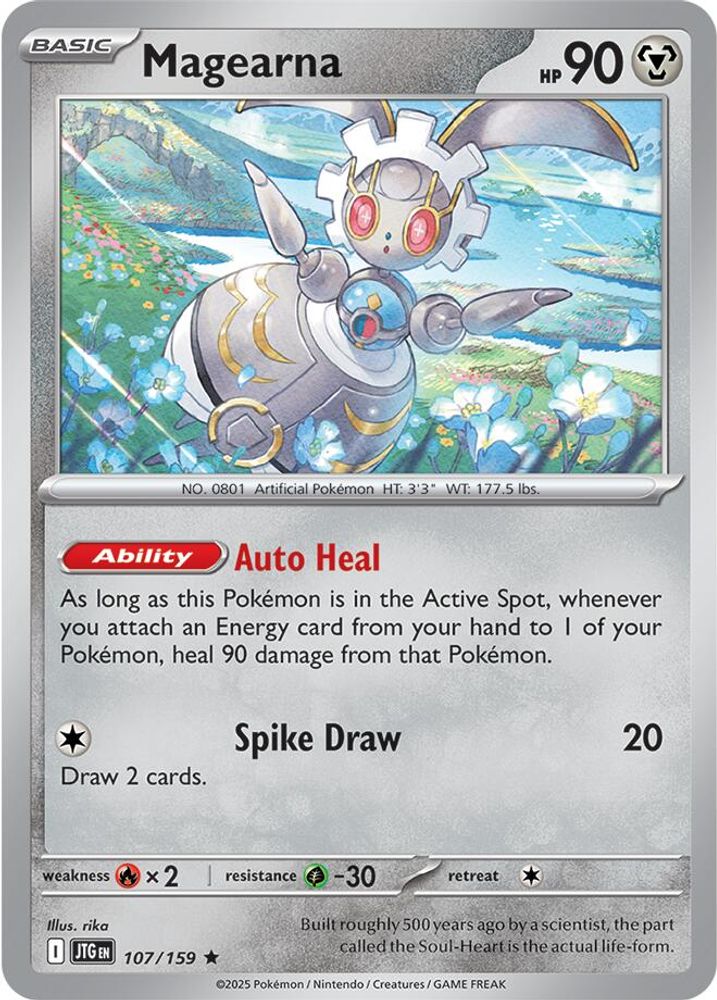 Magearna 107  - Reverse Holofoil SV09 Journey Together - Rare