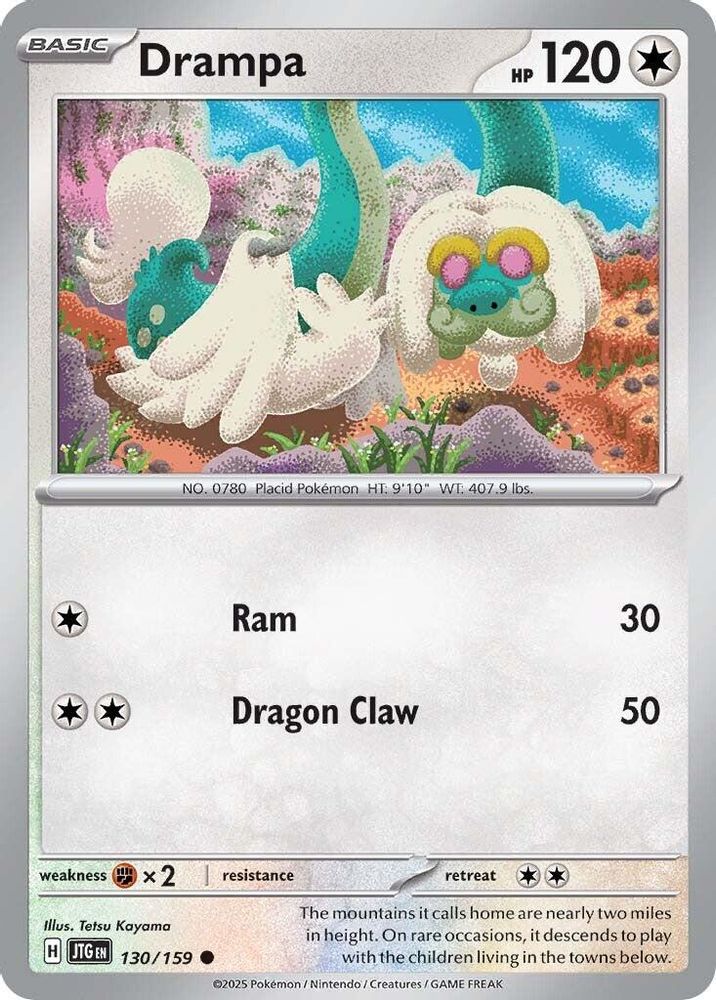 Drampa 130  - Reverse Holofoil SV09 Journey Together - Common