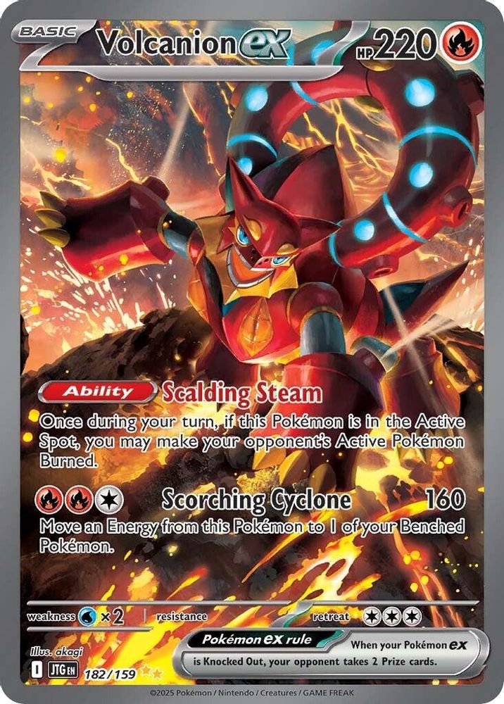 Volcanion ex 182/159  - Holofoil SV09 Journey Together - Special Illustration Rare