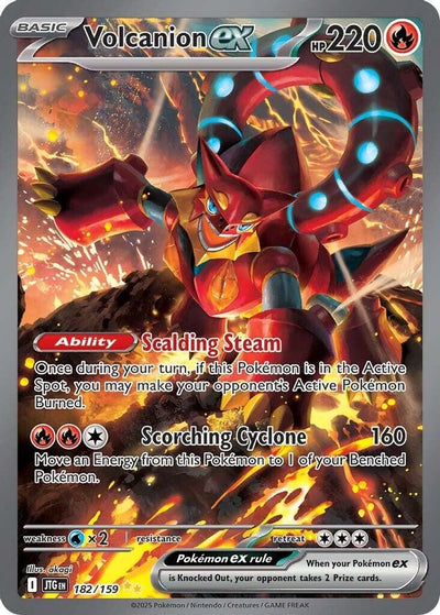 Volcanion ex 182/159  - Holofoil SV09 Journey Together - Special Illustration Rare