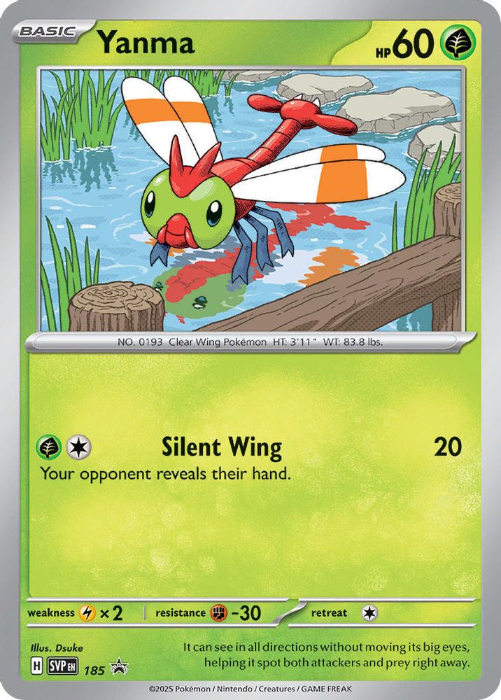 Yanma 185  - Holofoil SV Scarlet & Violet Promo Cards - Promo
