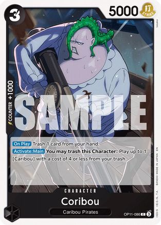 Coribou (OP11-086) - A Fist of Divine Speed