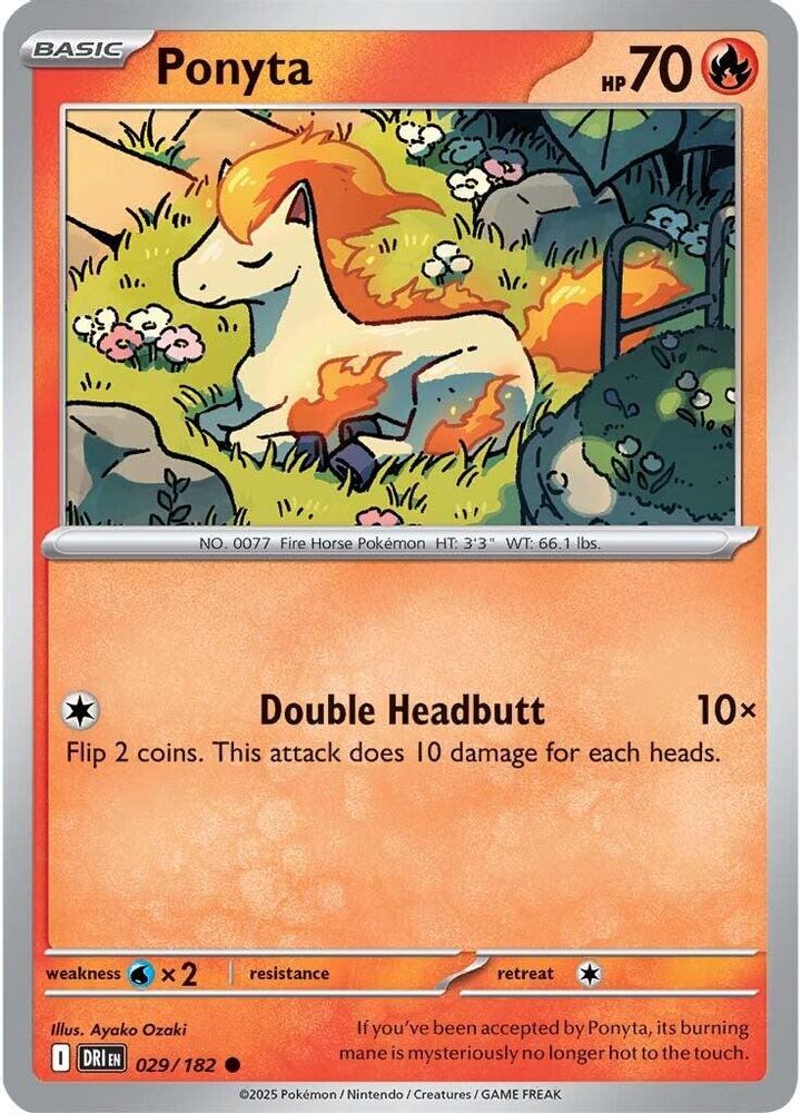 Ponyta 029  SV10 Destined Rivals - Common