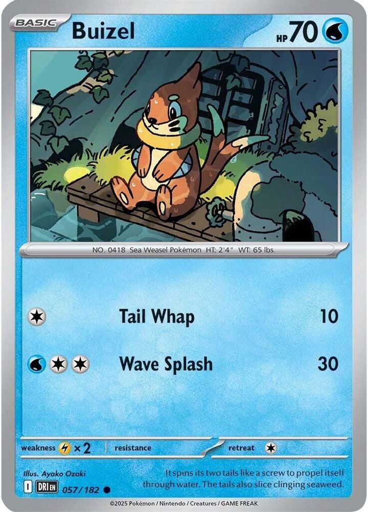 Buizel 057  SV10 Destined Rivals - Common