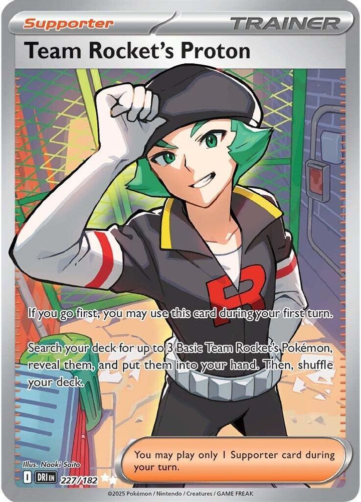 Team Rocket's Proton 227/182  - Holofoil SV10 Destined Rivals - Ultra Rare