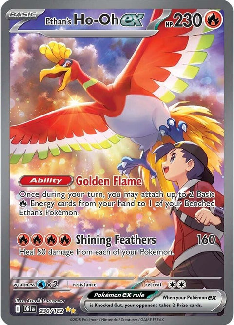 Ethan's Ho 230/182  - Holofoil SV10 Destined Rivals - Special Illustration Rare