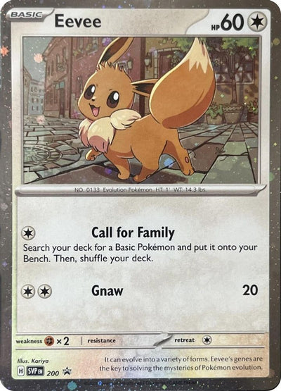 Eevee - 200 (Cosmos Holo) SVP  - Holofoil SV Scarlet & Violet Promo Cards - Promo