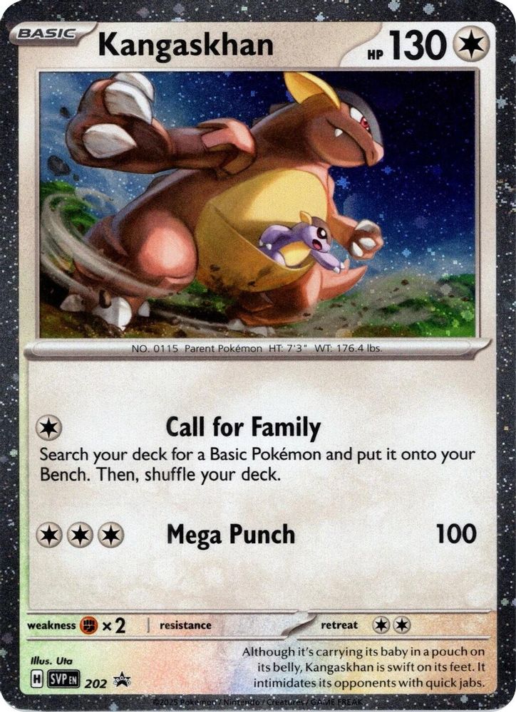 Kangaskhan (Cosmos Holo) 202  - Holofoil SV Scarlet & Violet Promo Cards - Holo Rare