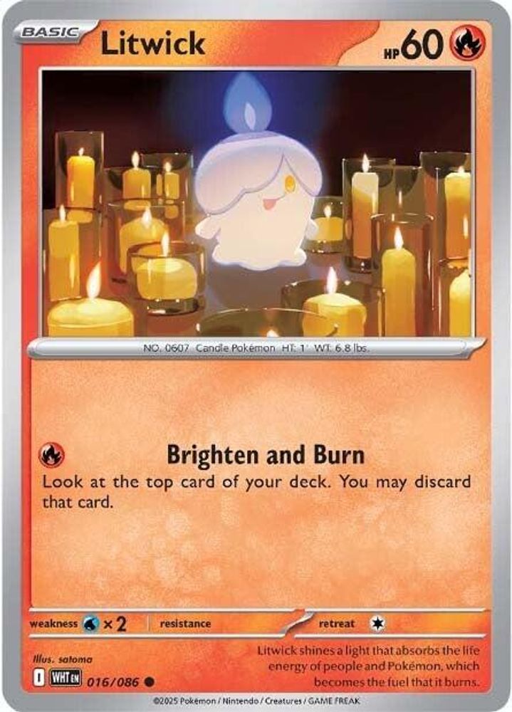Litwick 016  SV White Flare - Common