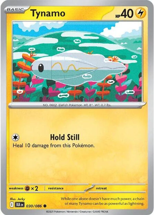 Tynamo 030  - Reverse Holofoil SV Black Bolt - Common