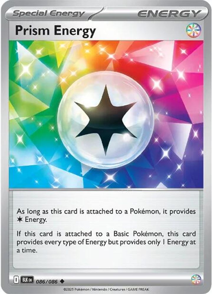 Prism Energy 086  SV Black Bolt - Uncommon