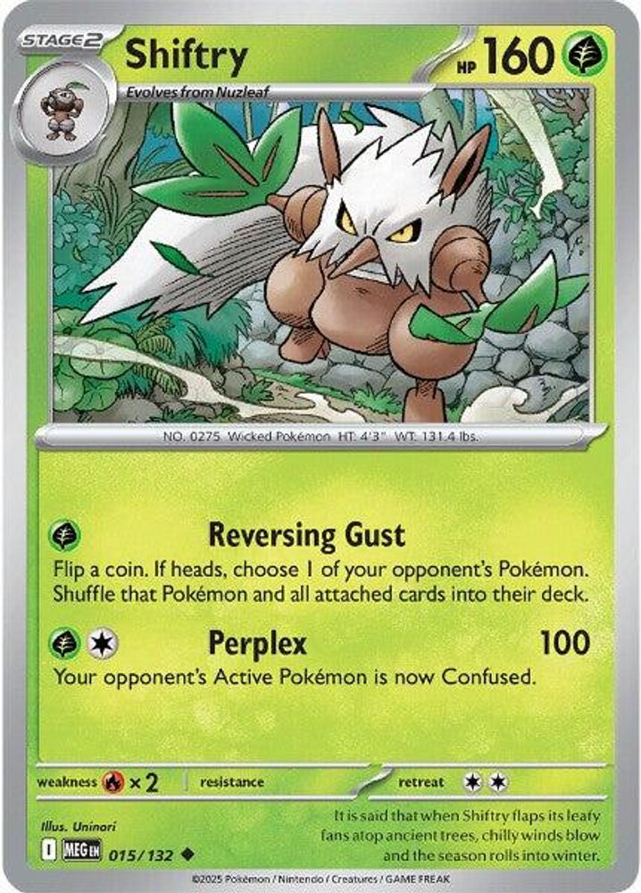 Shiftry 015  ME01 Mega Evolution - Uncommon