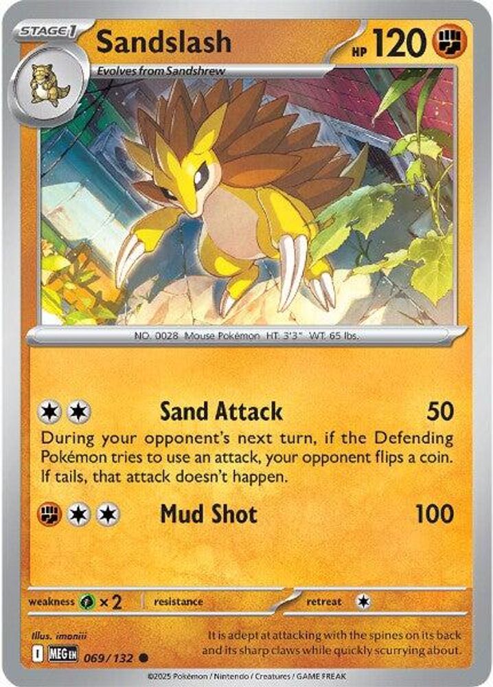 Sandslash 069  ME01 Mega Evolution - Common