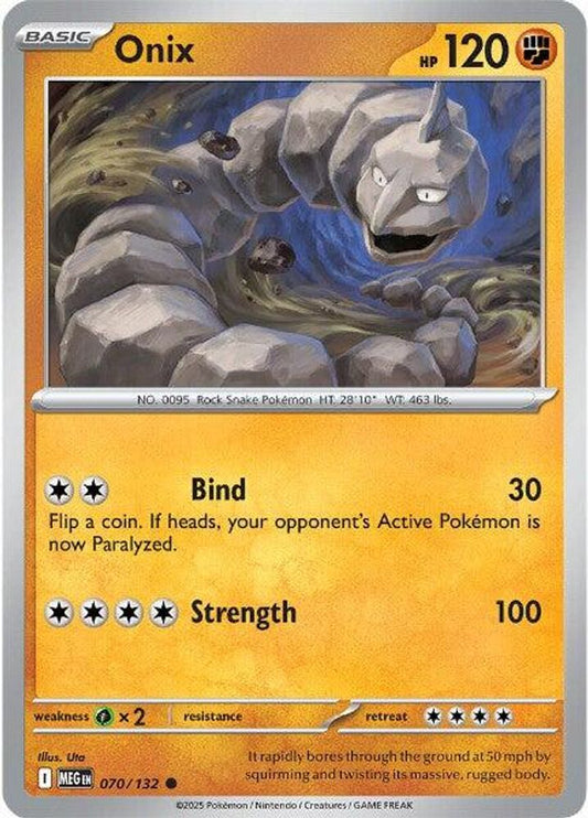 Onix 070  ME01 Mega Evolution - Common