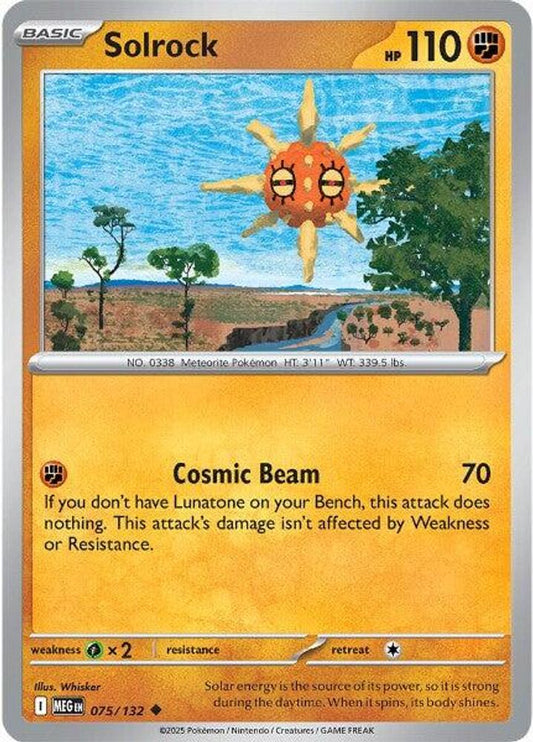 Solrock 075  ME01 Mega Evolution - Uncommon