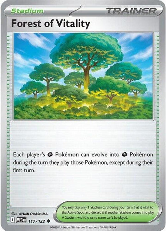 Forest of Vitality 117  ME01 Mega Evolution - Uncommon