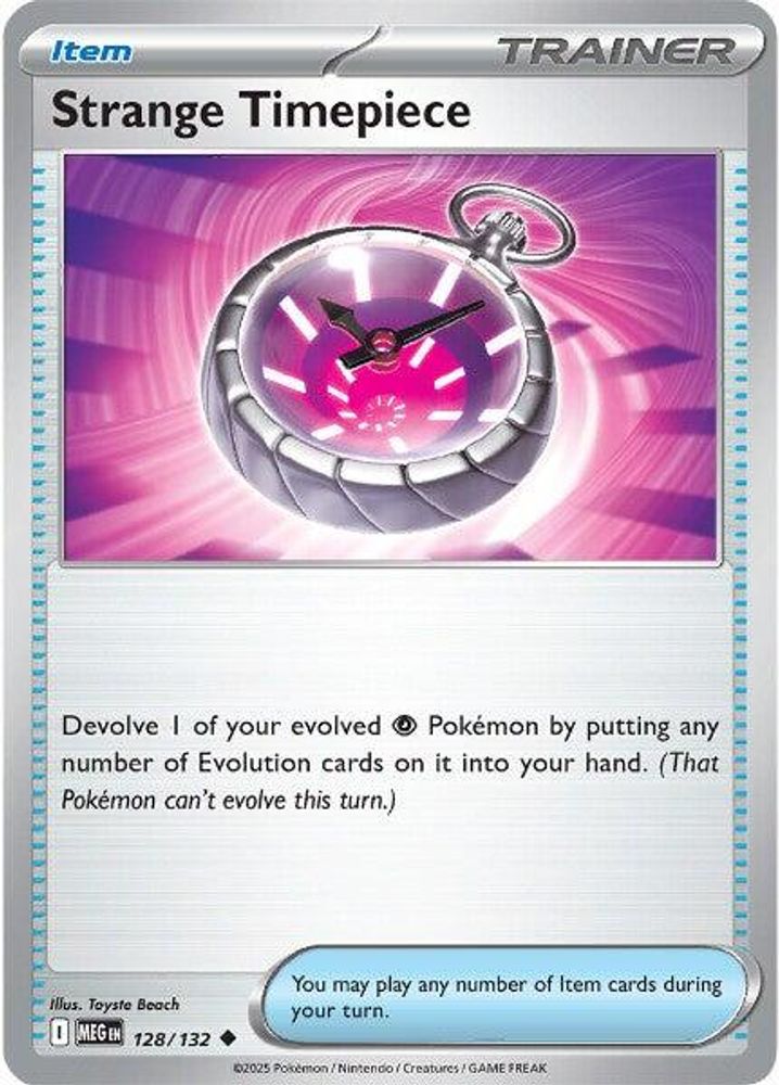 Strange Timepiece 128  ME01 Mega Evolution - Uncommon
