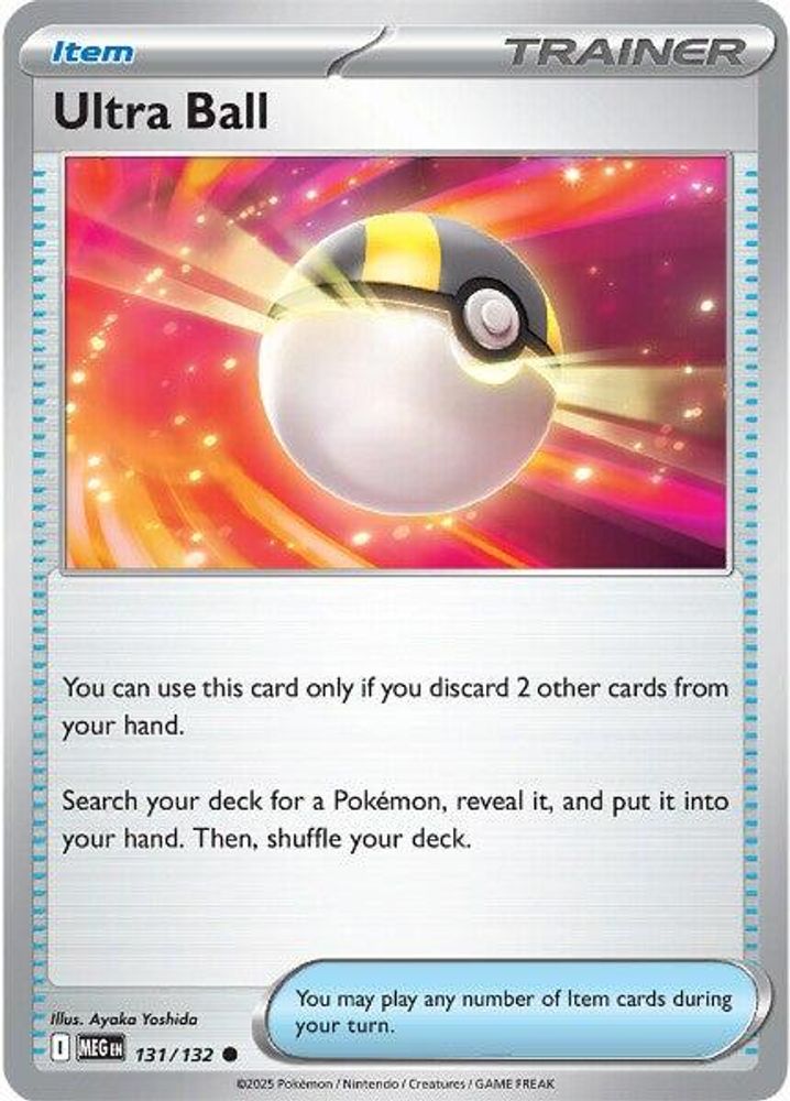 Ultra Ball 131  - Reverse Holofoil ME01 Mega Evolution - Common
