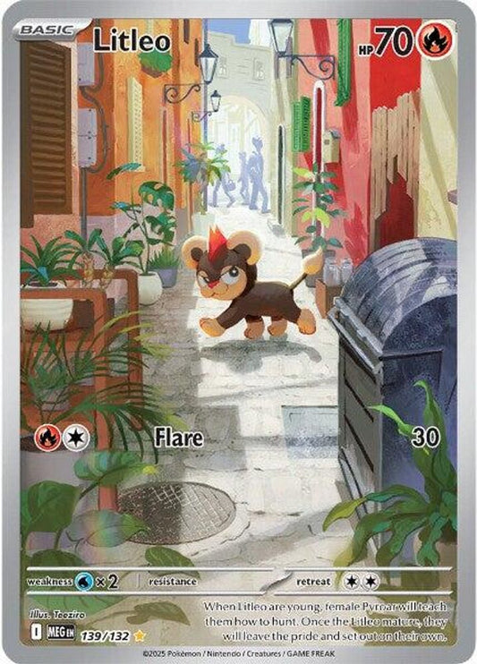 Litleo 139/132  - Holofoil ME01 Mega Evolution - Illustration Rare