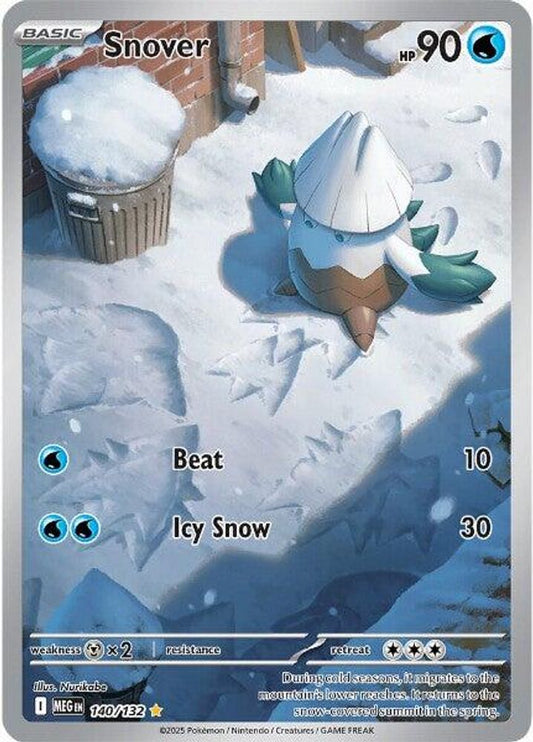 Snover 140/132  - Holofoil ME01 Mega Evolution - Illustration Rare