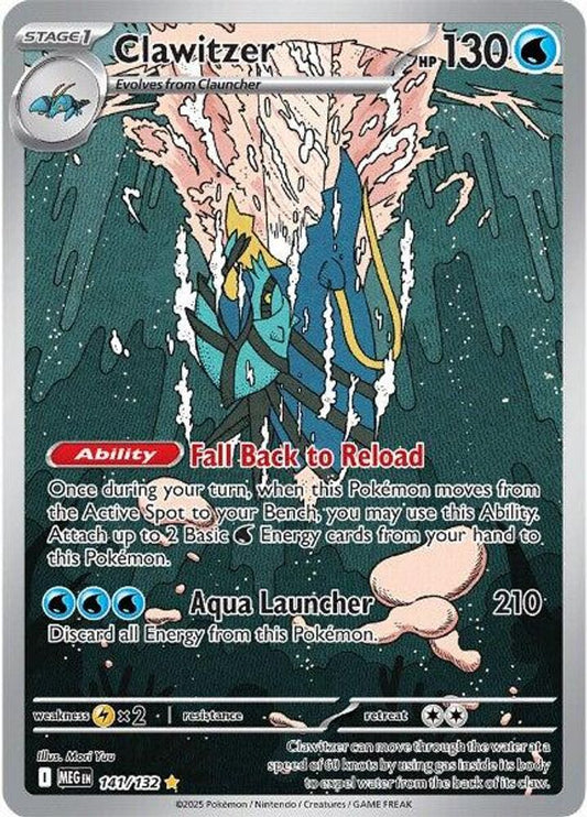 Clawitzer 141/132  - Holofoil ME01 Mega Evolution - Illustration Rare