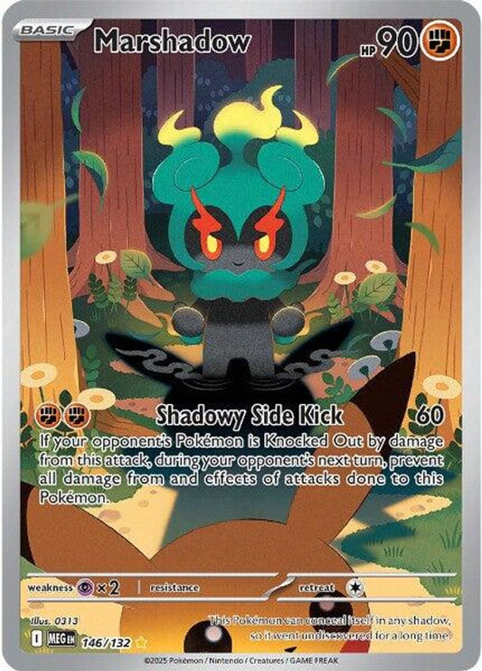 Marshadow 146/132  - Holofoil ME01 Mega Evolution - Illustration Rare