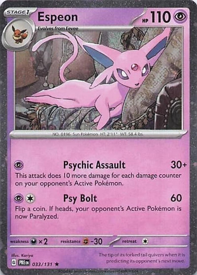 Espeon (Cosmos Holo) 033/131  - Holofoil Miscellaneous Cards & Products - Rare