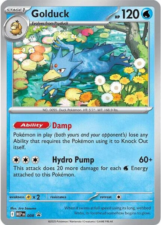 Golduck 008  - Holofoil ME Mega Evolution Promo - Promo