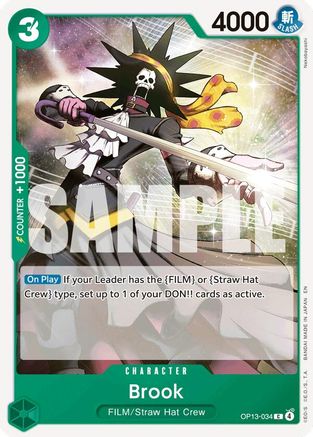 Brook (OP13-034) - Carrying On His Will
