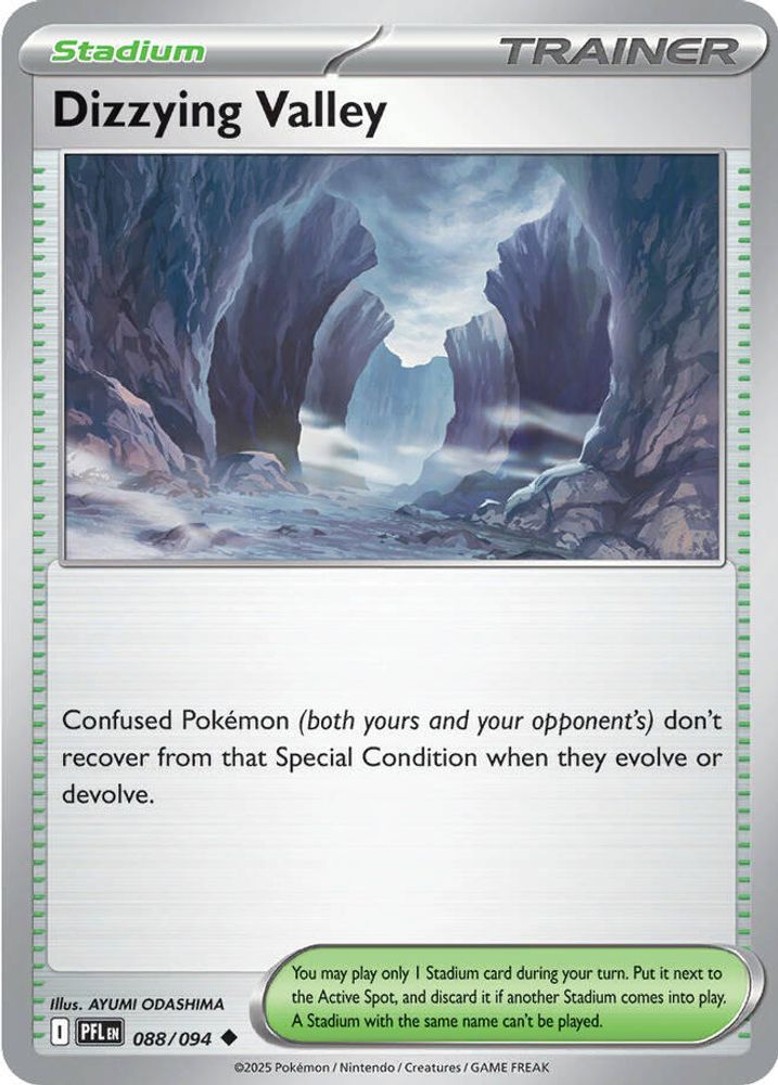 Dizzying Valley 088  ME02 Phantasmal Flames - Uncommon