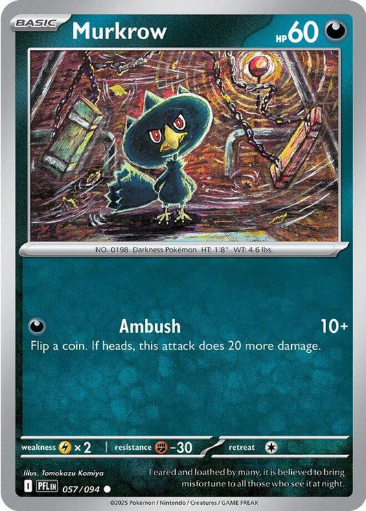 Murkrow 057  ME02 Phantasmal Flames - Common