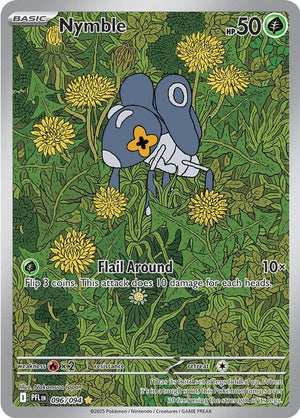 Nymble 096/094  - Holofoil ME02 Phantasmal Flames - Illustration Rare