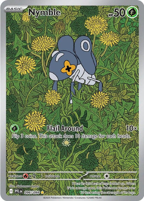 Nymble 096/094  - Holofoil ME02 Phantasmal Flames - Illustration Rare