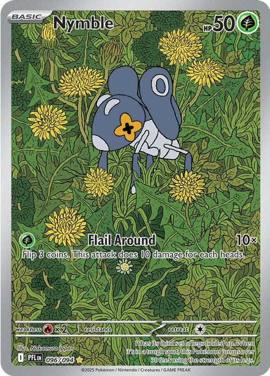 Nymble 096/094  - Holofoil ME02 Phantasmal Flames - Illustration Rare