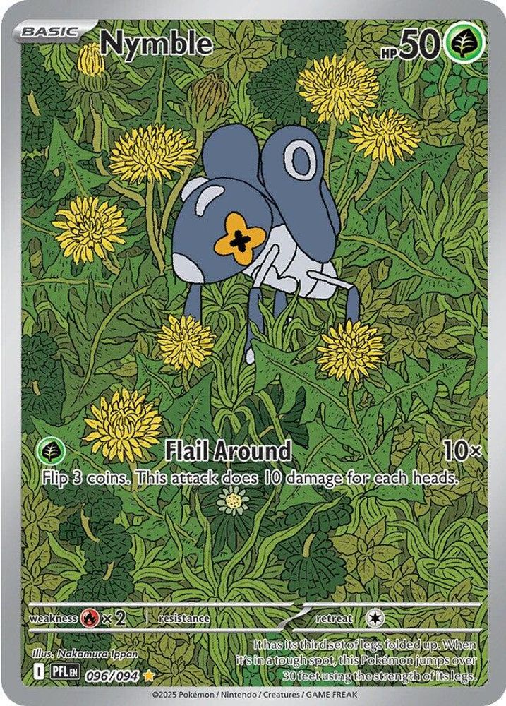 Nymble 096/094  - Holofoil ME02 Phantasmal Flames - Illustration Rare