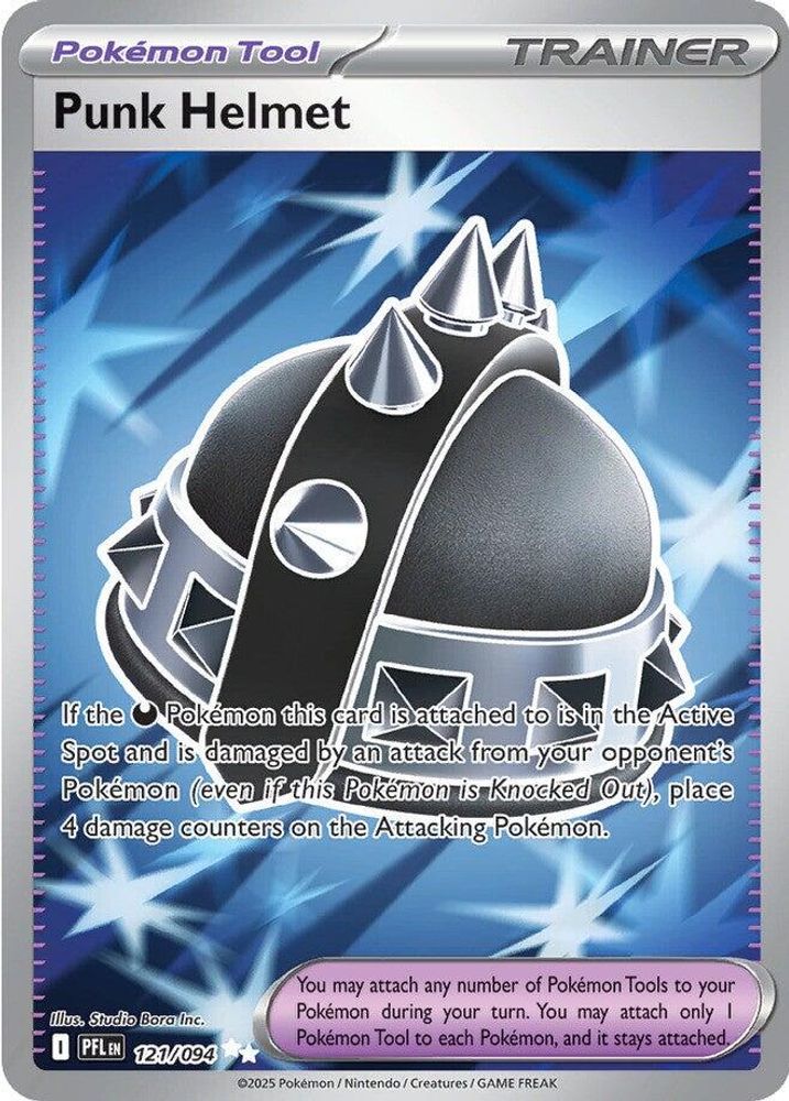 Punk Helmet 121/094  - Holofoil ME02 Phantasmal Flames - Ultra Rare