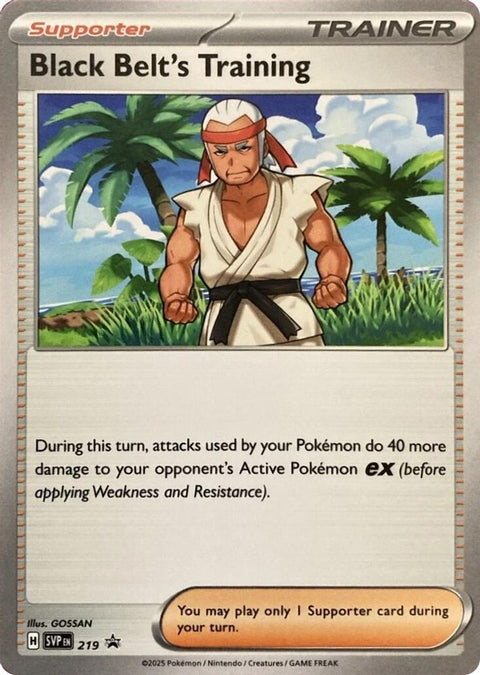 Black Belt's Training 219  SV Scarlet & Violet Promo Cards - Promo
