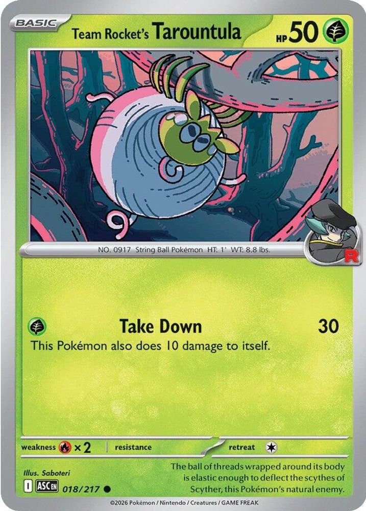 Team Rocket's Tarountula 018  ME Ascended Heroes - Common