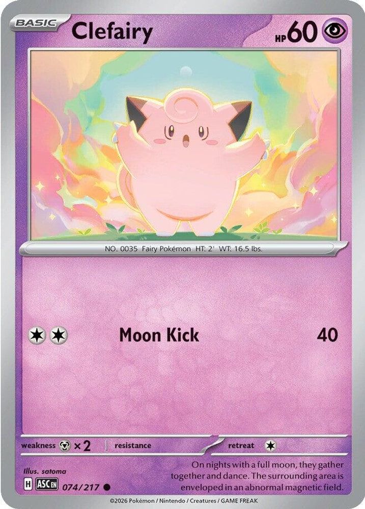 Clefairy 074  - Reverse Holofoil ME Ascended Heroes - Common