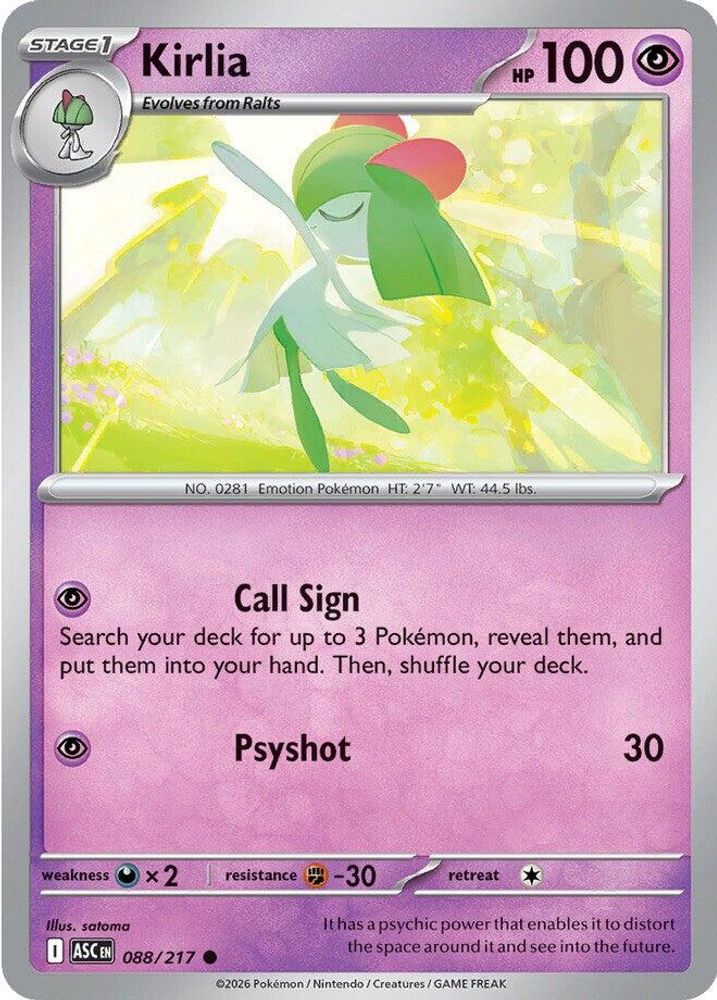 Kirlia 088  ME Ascended Heroes - Common