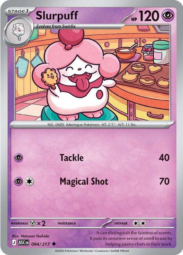 Slurpuff 094/217  - Reverse Holofoil ME Ascended Heroes - Uncommon