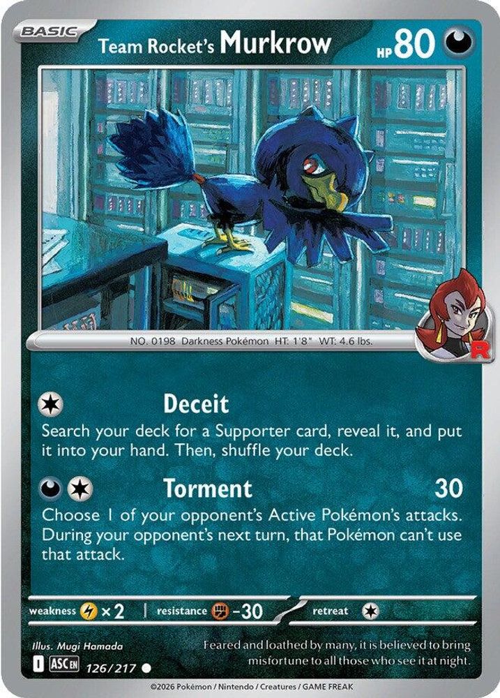Team Rocket's Murkrow 126  ME Ascended Heroes - Common