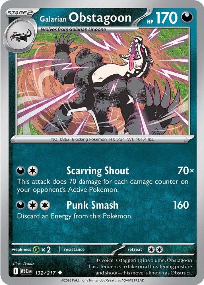 Galarian Obstagoon 132/217  ME Ascended Heroes - Uncommon