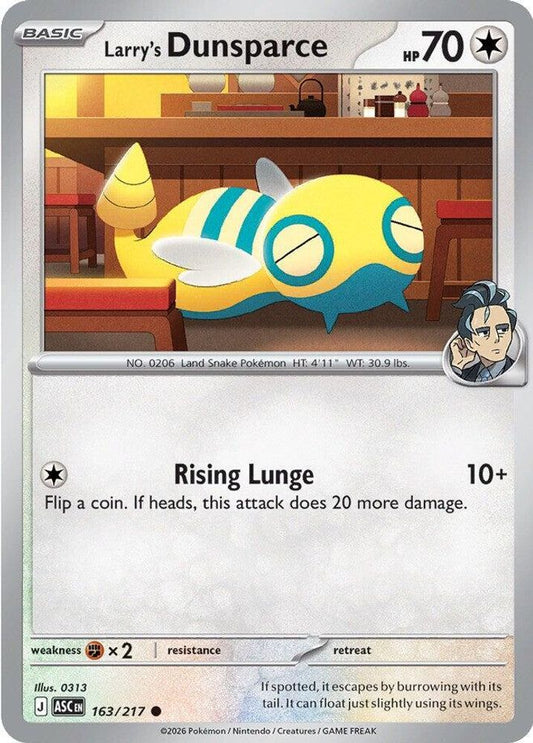 Larry's Dunsparce 163  ME Ascended Heroes - Common