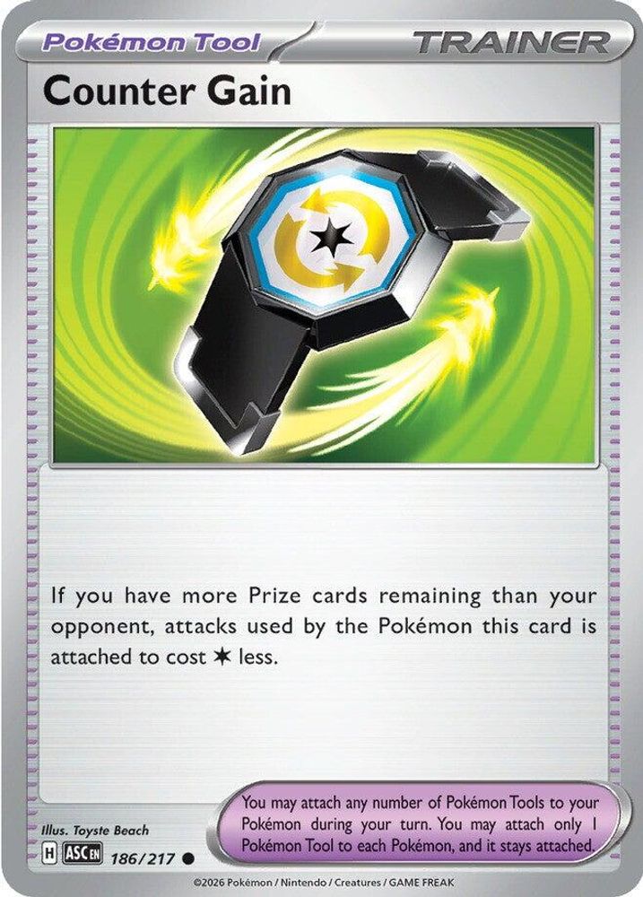 Counter Gain 186/217  - Reverse Holofoil ME Ascended Heroes - Common