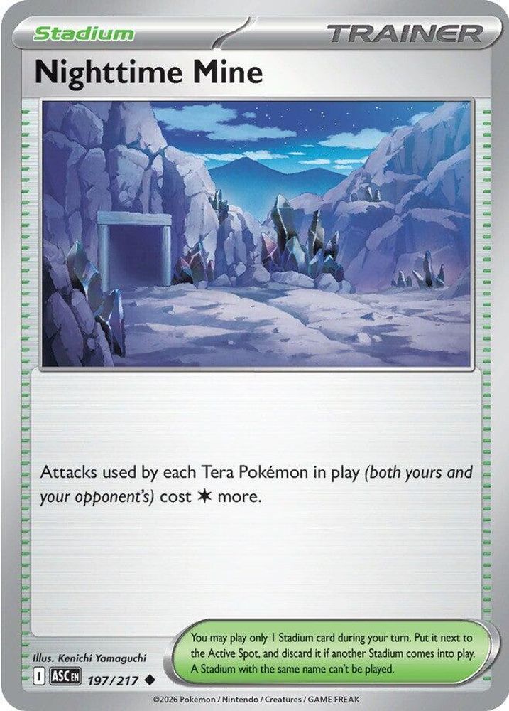 Nighttime Mine 197  - Reverse Holofoil ME Ascended Heroes - Uncommon